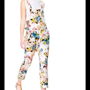 ISO Zara floral jumpsuit overalls. In search of